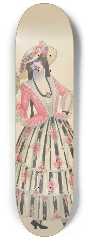 Will R. Barnes - Dapper men 8.25 inch art skate deck
