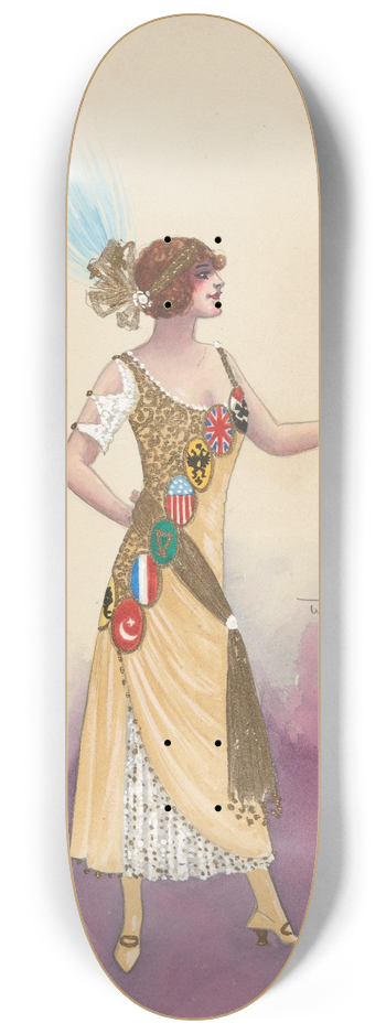 Will R. Barnes - International Rag 8.25 inch art skate deck