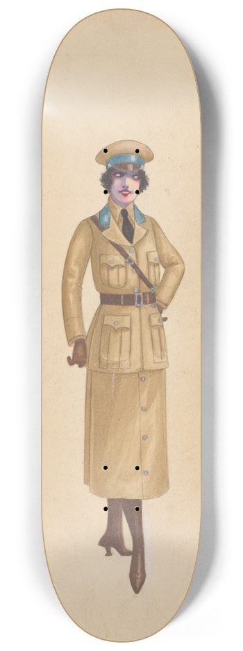 Will R. Barnes - Motor Corps, 5 8.25 inch art skate deck