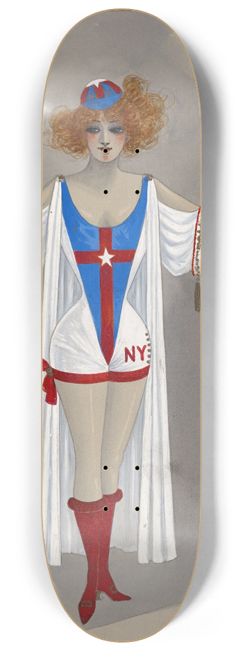 Will R. Barnes - N.Y. Yacht Club 8.25 inch art skate deck