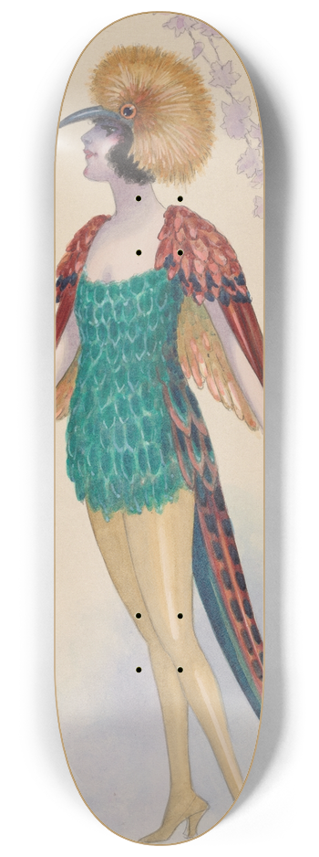 Will R. Barnes - Pheasant 8.25 inch art skate deck