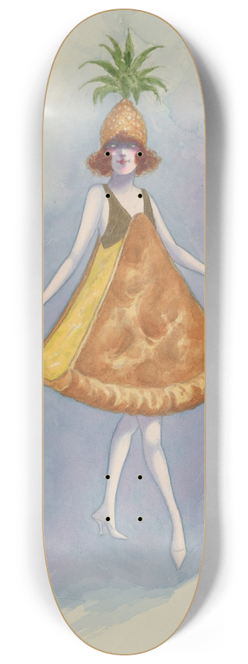 Will R. Barnes - Pineapple Pie 8.25 inch art skate deck
