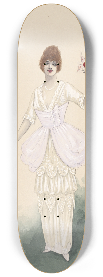 Will R. Barnes - Tango Girl; Act II, 30 8.25 inch art skate deck