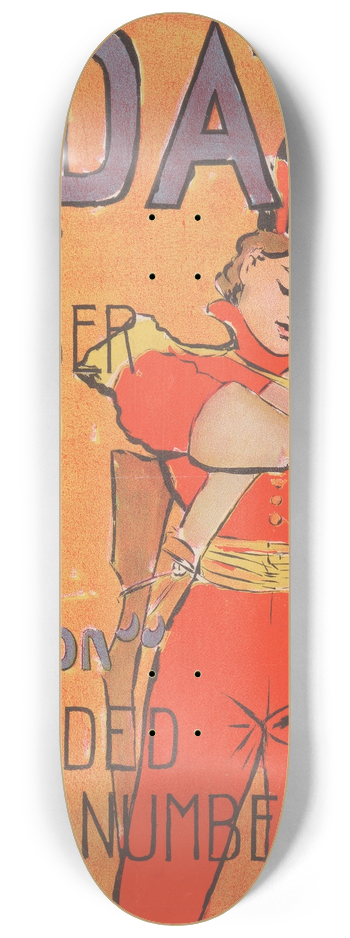 Will R. Barnes - The female rebellion 8.25 inch art skate deck