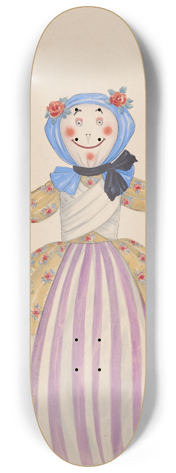 Will R. Barnes - The Gay Rag Dolls-3 8.25 inch art skate deck