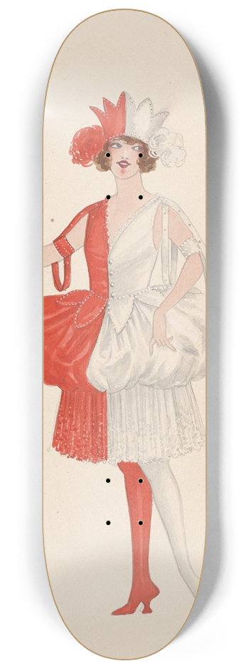 Will R. Barnes - Untitled 8.25 inch art skate deck
