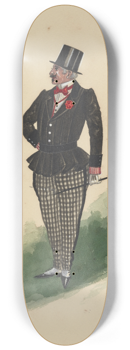 Will R. Barnes - untitled 8.25 inch art skate deck