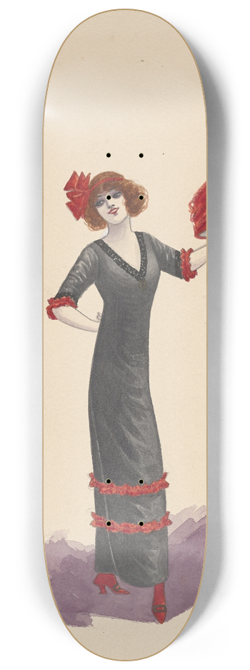 Will R. Barnes - untitled 8.25 inch art skate deck