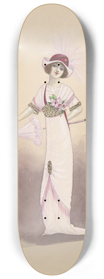 Will R. Barnes - untitled 8.25 inch art skate deck