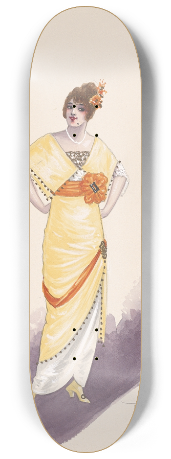 Will R. Barnes - Womans costume 8.25 inch art skate deck