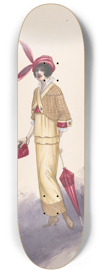 Will R. Barnes - Womans costume 8.25 inch art skate deck