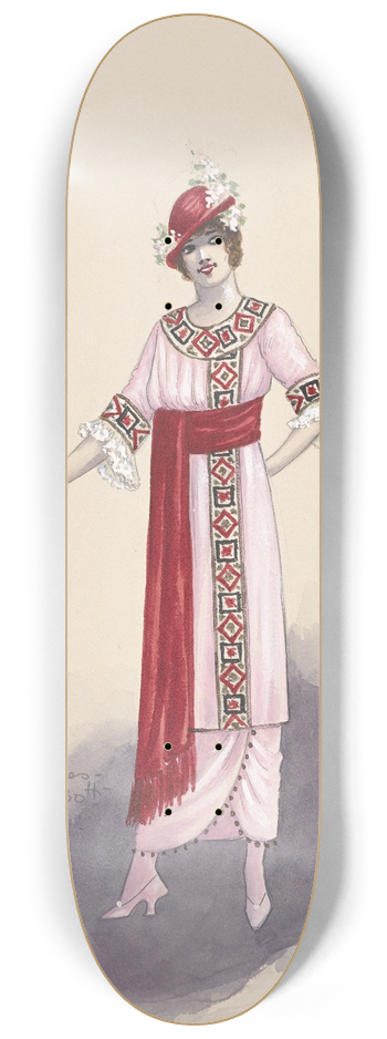 Will R. Barnes - Womans costume 8.25 inch art skate deck