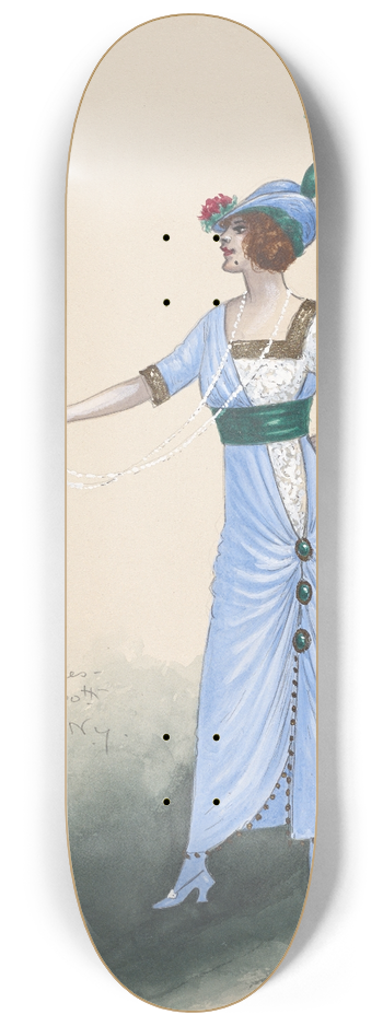 Will R. Barnes - Womans costume 8.25 inch art skate deck