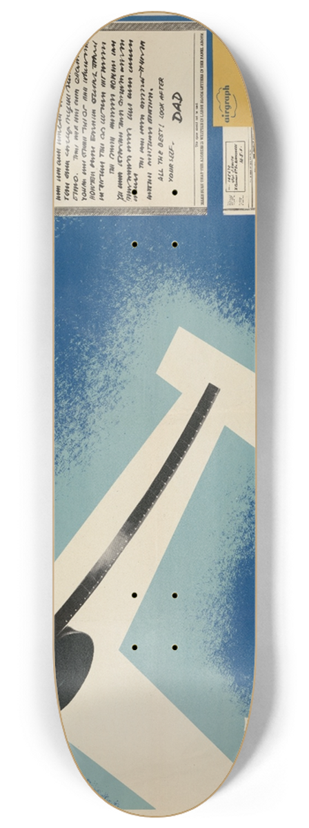 Austin Cooper - Send Airgraphs  They Save Aircraft Space and are Quicker! 8.25 inch art skate deck