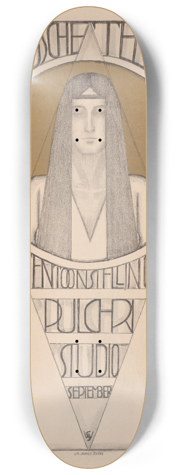 Willy Sluiter - Hollandsche Teekenmij. Tentoonstelling. Pulchri Studio. September 8.25 inch art skate deck