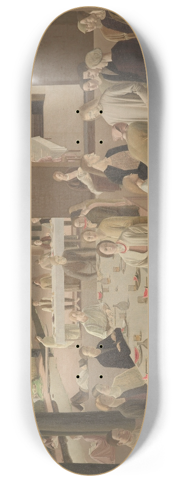 Winifred Knights - The marriage at Cana 8.25 inch art skate deck