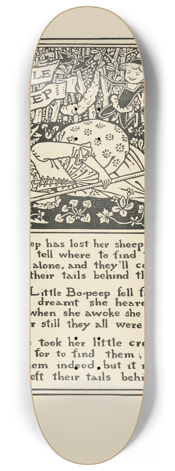 Winifred Smith - Little Bo-Peep 8.25 inch art skate deck