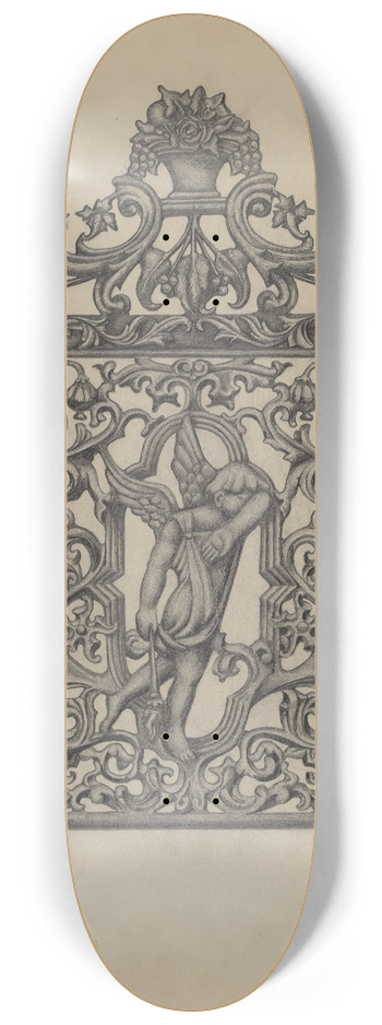 Austin L. Davison - Gate for Cemetary Plot 8.25 inch art skate deck