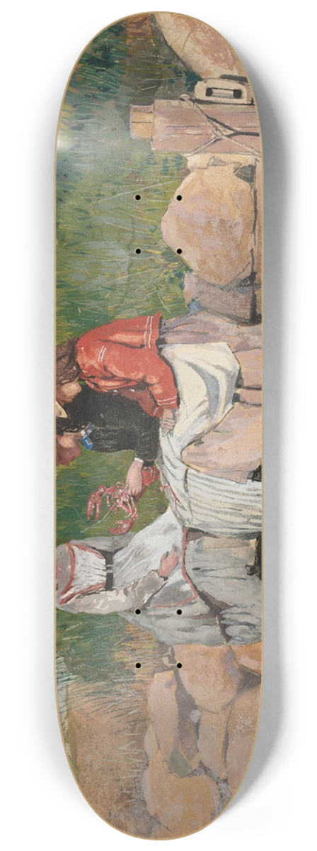 Winslow Homer - A Fishermans Daughter 8.25 inch art skate deck