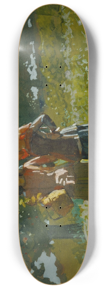 Winslow Homer - Apple Picking 8.25 inch art skate deck