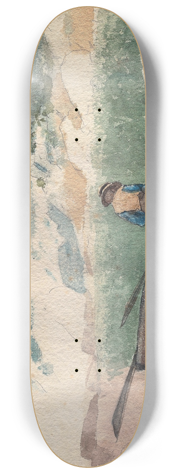 Winslow Homer - Boy in Boat, Gloucester 8.25 inch art skate deck