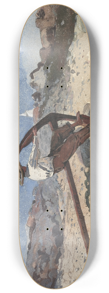 Winslow Homer - Boy with Anchor 8.25 inch art skate deck