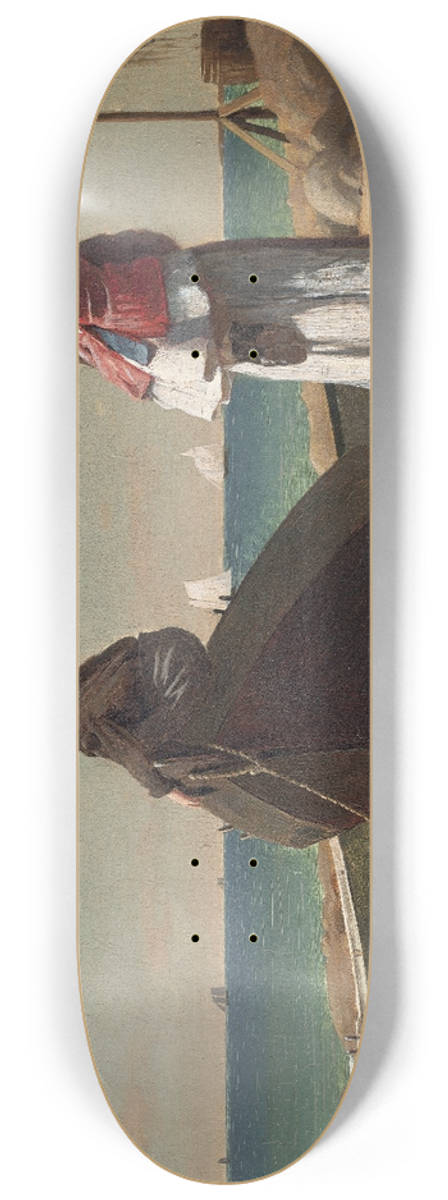 Winslow Homer - Dads Coming! 8.25 inch art skate deck