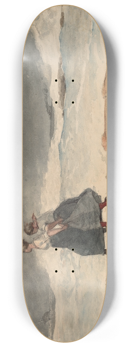Winslow Homer - Danger 8.25 inch art skate deck