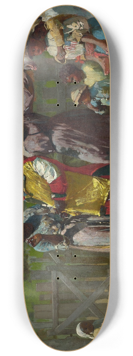 Winslow Homer - Dressing for the Carnival 8.25 inch art skate deck