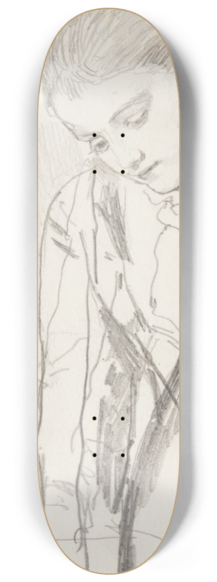 Winslow Homer - Figure of a Woman 8.25 inch art skate deck