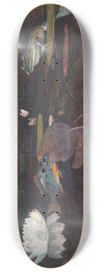 Winslow Homer - Mink Pond 8.25 inch art skate deck