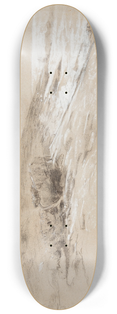 Winslow Homer - Seacoast with Scrub Pines, Prouts Neck, Eastern Point 8.25 inch art skate deck