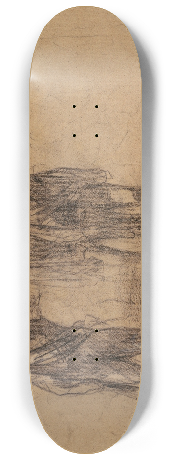 Winslow Homer - Soldiers Drilling 8.25 inch art skate deck