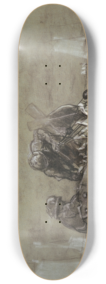 Winslow Homer - Study for The Herring Net 8.25 inch art skate deck
