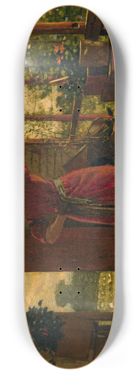 Winslow Homer - The Dinner Horn 8.25 inch art skate deck