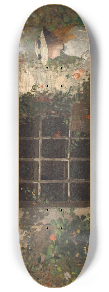 Winslow Homer - The Four-Leaf Clover 8.25 inch art skate deck