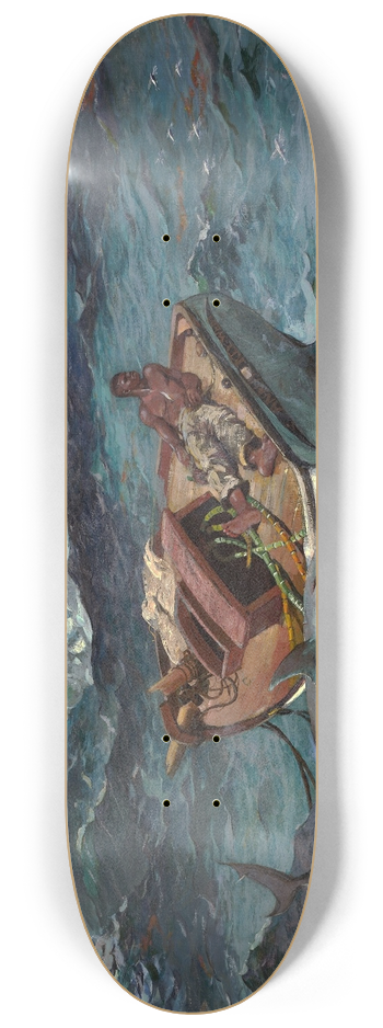 Winslow Homer - The Gulf Stream 8.25 inch art skate deck