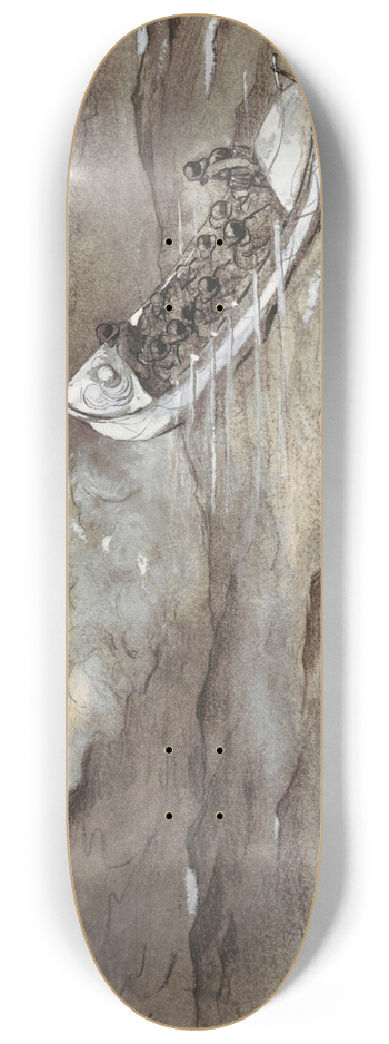 Winslow Homer - The Life Boat 8.25 inch art skate deck