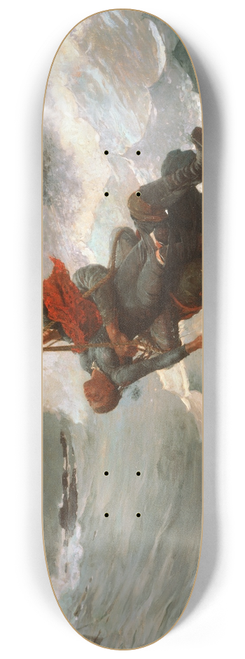 Winslow Homer - The Life Line 8.25 inch art skate deck