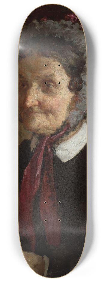 Witold Pruszkowski - Portrait of Mrs. Matliska 8.25 inch art skate deck