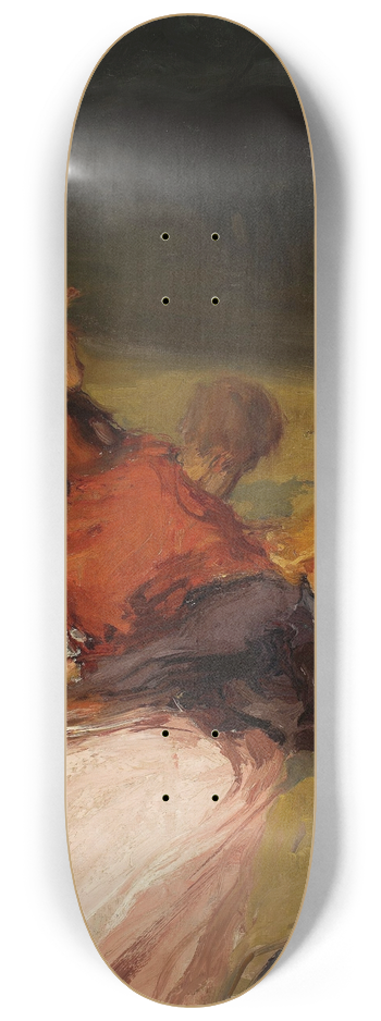Witold Wojtkiewicz - Children surprised by a storm  Procession of children 8.25 inch art skate deck