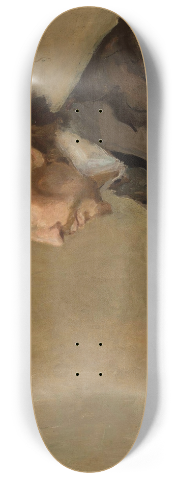 Witold Wojtkiewicz - Portrait of Zygmunt Skirgieo, musician 8.25 inch art skate deck