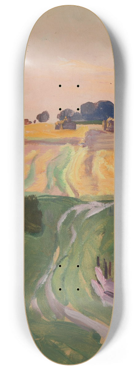 Wodzimierz Tetmajer - Fields and Cereals Studies 8.25 inch art skate deck