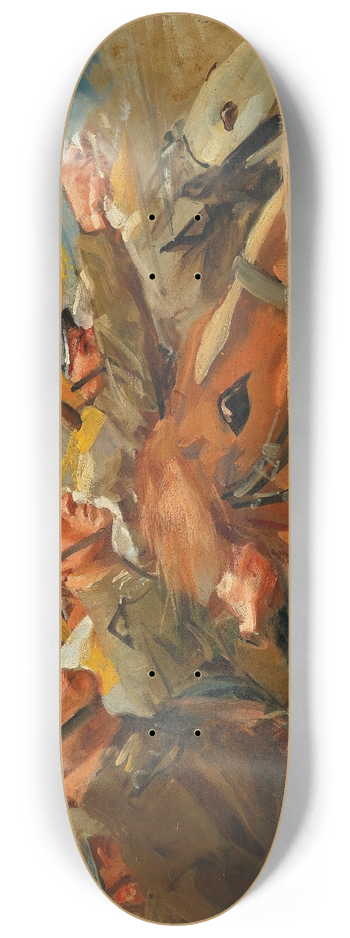 Wojciech Kossak - Attack! 8.25 inch art skate deck