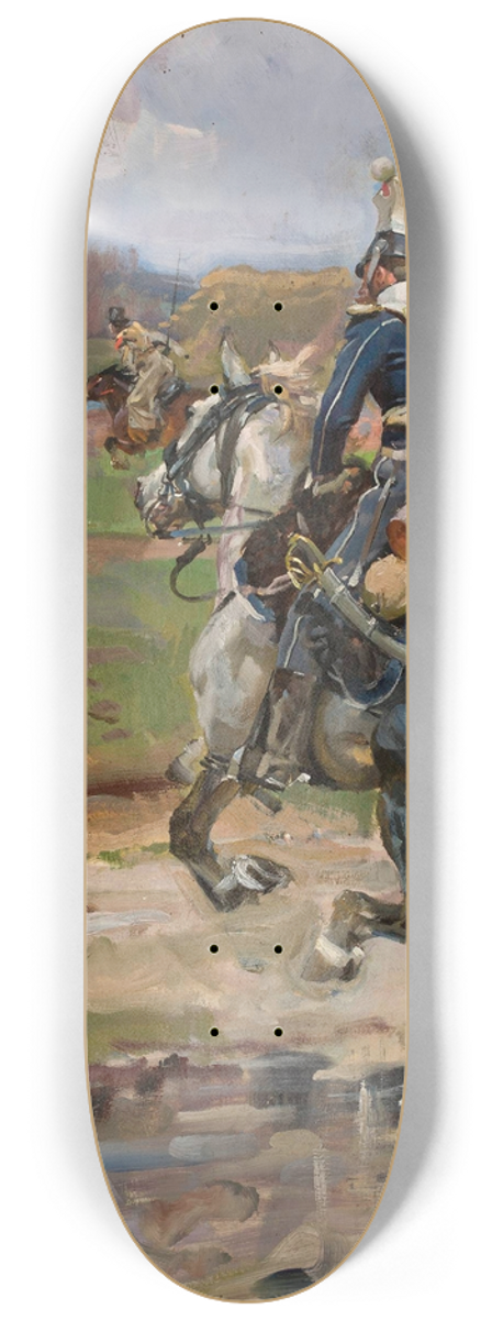 Wojciech Kossak - Uhlans 8.25 inch art skate deck