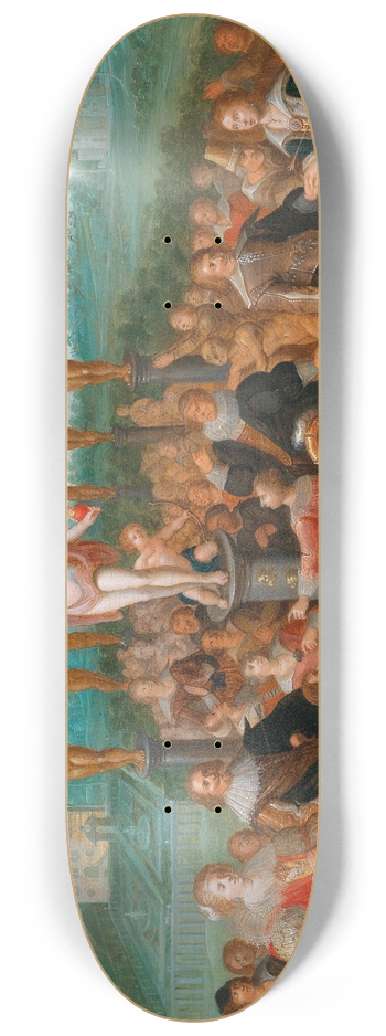 Workshop of Louis de Caullery - An Allegory of Venus Verticordia 8.25 inch art skate deck