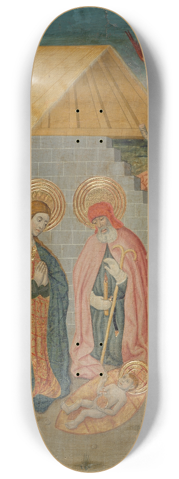 Workshop of Pedro Garca de Benabarre - Nativity 8.25 inch art skate deck