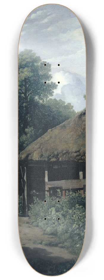Wouter Johannes van Troostwijk - Farm Building in Gelderland 8.25 inch art skate deck