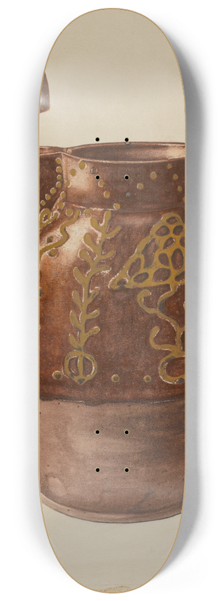 Yolande Delasser - Pa. German Pitcher 8.25 inch art skate deck