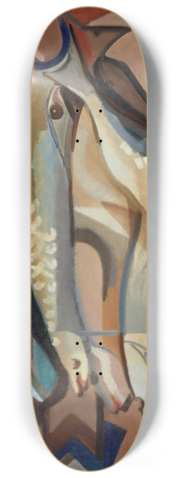 Youla Chapoval - Nature morte aux poissons 8.25 inch art skate deck